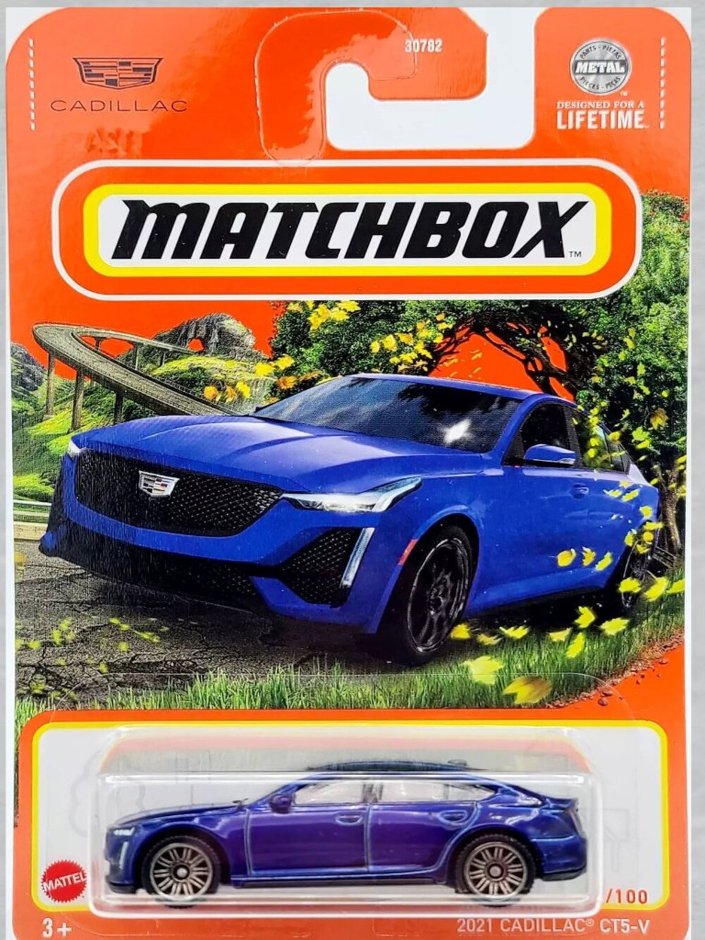Matchbox 2021 Cadillac CT5-V BLUE